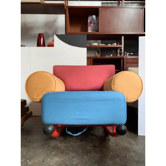 1984 Milo Baughman for Thayer Coggin Memphis Era Prisma Rocking Chair ...