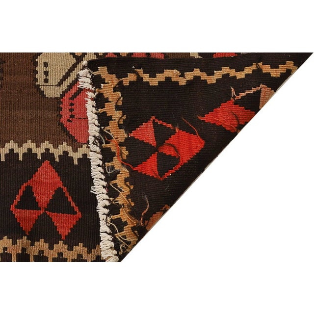 Mid 20th Century Mid 20th Century Vintage Decorative Large Turkish Kilim Rug For Sale - Image 5 of 7
