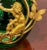 Early 20th Century French Ormolu Monkey Motif Green Crystal Controlled Bubble Paperweight For Sale - Image 12 of 13