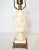 French Antique 19th-Century White Marble Table Lamp For Sale - Image 3 of 12