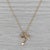 0.20ctw Diamond PalmTree Pendant Necklace 14k Yellow Gold 20" Cable Chain For Sale - Image 4 of 7