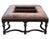 Early 21st Century Early 21st Century Lorts[attributed] Spanish Revival Distressed Leather Tray-Top Cocktail Coffee Table For Sale - Image 5 of 11