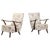 Italian Art Deco Walnut Chairs with Original Upholstery, 1940, Set of 2 For Sale - Image 15 of 15
