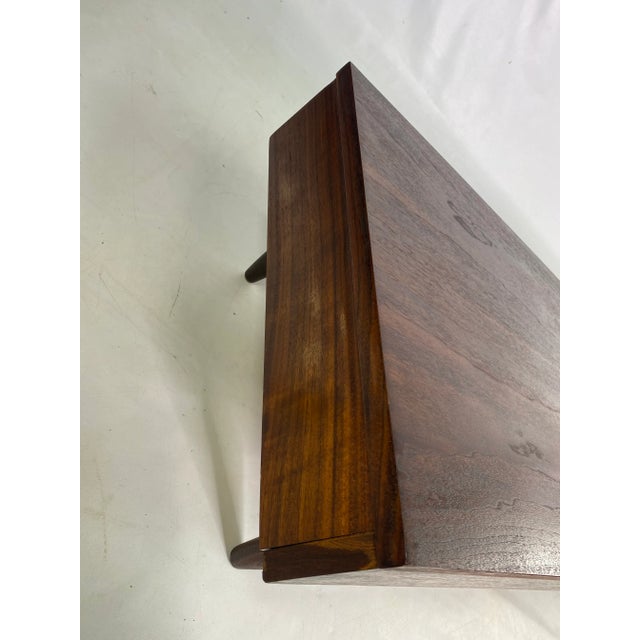 American of Martinsville Walnut Bench by Merton Gershun For Sale - Image 11 of 13