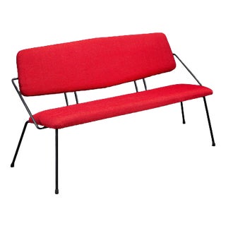 Minimalist Bench by Rudolf Wolf For Sale