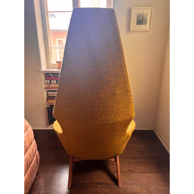 This commanding high-back chair, part of Adrian Pearsall’s visionary 2056-C line for Craft Associates, epitomizes the...