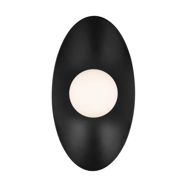 Mid-Century Modern Visual Comfort Modern Joni 16 Wall LED Matte Black and Matte Black For Sale - Image 3 of 3