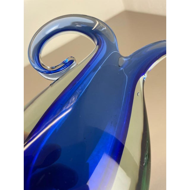 Large Murano Glass Sommerso Vase from Flavio Poli, Italy, 1970s For Sale - Image 18 of 18