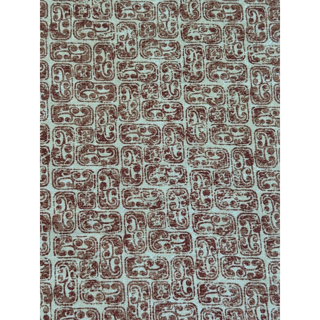 Kerry Joyce Textiles 6 Yards Linen Print - Daya Fabric Carnelian / 1043-05 / For Sale In Raleigh - Image 6 of 7