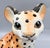 Mid 20th Century Vintage Shafford Japan Ceramic Leopard Cub Figurines — Hand-Painted Pair — Hollywood Regency / Whimsical For Sale - Image 5 of 10