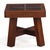 Brutalist French Mahogany Tile-Top End Table in Brutalist Style, C. 1960 For Sale - Image 3 of 6