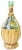 Mid 20th Century 1940s Wicker Covered Bottles / Candleholders, S/3 For Sale - Image 5 of 8