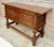 Baroque Spanish Carved Wood Sideboard With Floral Decoration, Mid-20th Century For Sale - Image 3 of 18