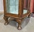 English Walnut Display Cabinet, 1950s For Sale - Image 15 of 18