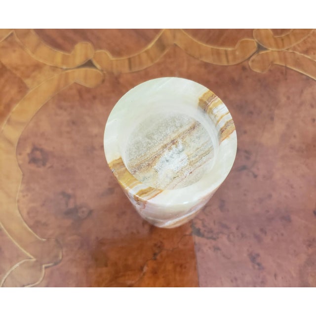 Onyx Candle Holders, a Pair For Sale - Image 4 of 7