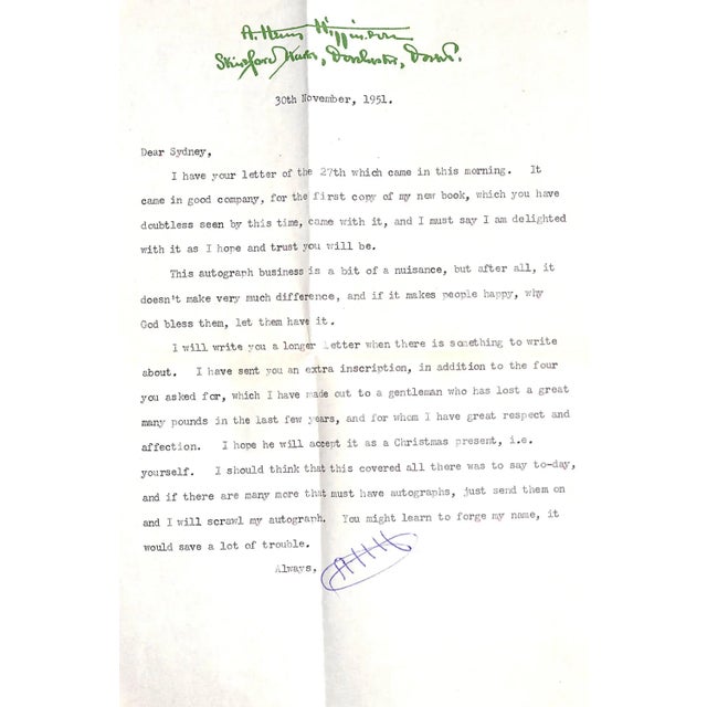 "An Old Sportsman's Memories 1876-1951" Higginson, Alexander Henry For Sale - Image 4 of 13