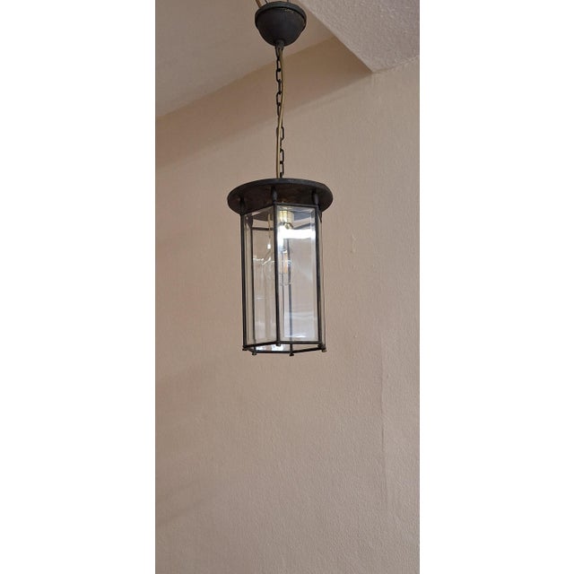 Antique German Ceiling Lamp, 1920s For Sale - Image 4 of 7