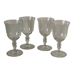 Late 20th Century Baccarat "Provence" Claret Wine Glasses- Set of 4
