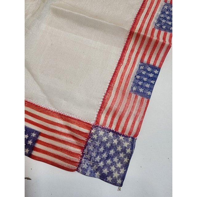 Set of 3 French Antique Handkerchiefs From Ww1 For Sale - Image 13 of 16