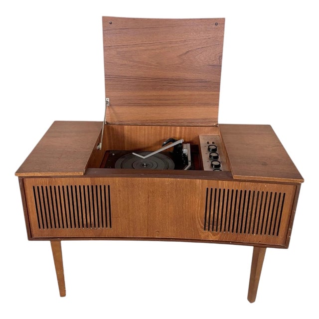 Mid-Century Modern Radiogram Sideboard For Sale