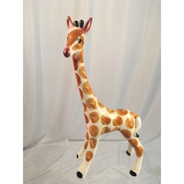 Ceramic 1980s Vintage Giraffe Figurine For Sale - Image 7 of 7