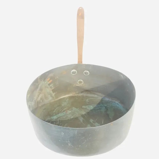 Large 1800s Antique French Copper Pot For Sale - Image 4 of 10