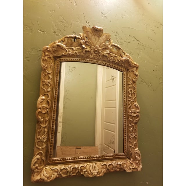 Antique French Giltwood and Gesso Mirror For Sale - Image 12 of 12