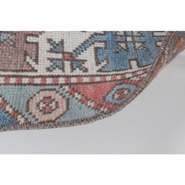 Vintage Turkish Oushak Rug 4'10" X 6'12" For Sale - Image 10 of 12