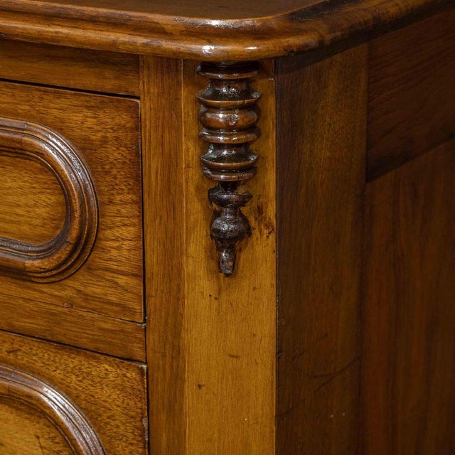 French Walnut Chest of Drawers, 1890s For Sale - Image 11 of 16