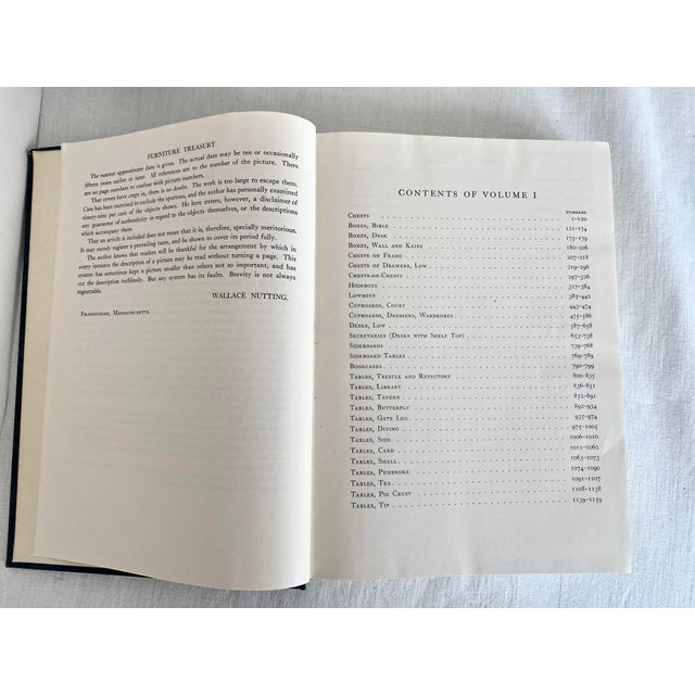 Mid 20th Century Furniture Treasury by Wallace Nutting - 2-Volume Hardcover Book Set Macmillan 1948 For Sale - Image 4 of 18