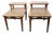 Pr. Mid Century Step End Tables With Marquetry For Sale