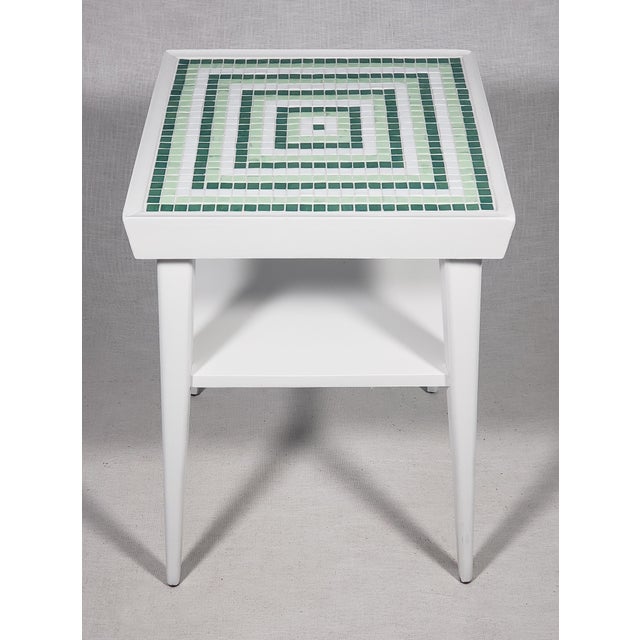 This is beautiful all wood side table is a Mid-Century Modern original. I restored it to be sturdy, almost like new, and...