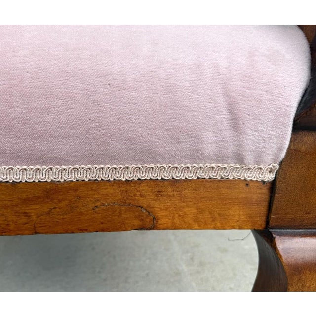 Early 20th Century Victorian Pink Upholstered Chairs With Upholstered Back For Sale - Image 11 of 12