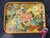 Vintage Handmade Wood Decoupage Denmark Travel Tray For Sale - Image 10 of 14