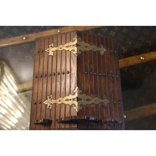 French Cigar Box with Bronze Dog in Dog House, 1890s For Sale - Image 13 of 16