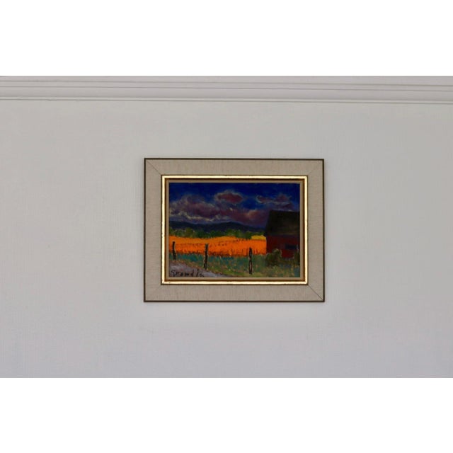 Svan Grandin, Field, 1960s, Oil on Panel, Framed For Sale - Image 7 of 15