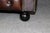 Brown English Remington Brown Custom Made Leather Tufted Chesterfield Sofa 7ft For Sale - Image 8 of 11