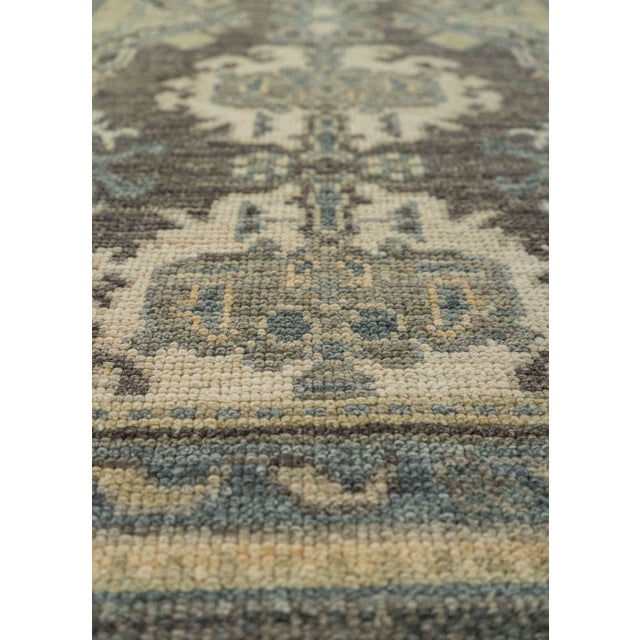 Turkish Turkish Oushak Rug 2'11" x 8'9" #20215 For Sale - Image 3 of 8