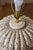 Vintage 1980s Organic Modern Ribbed Woven Wicker Melon Table Lamps, a Pair For Sale - Image 10 of 14