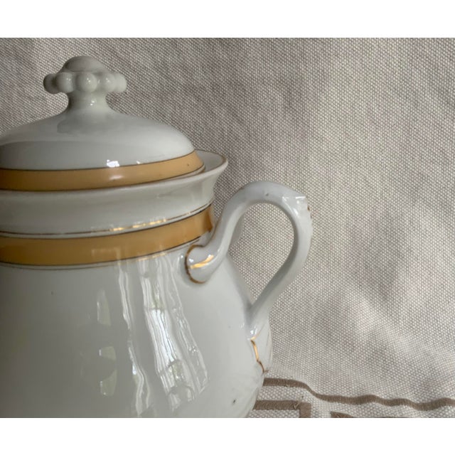 French Late 19th Century French Porcelain Covered Urn For Sale - Image 3 of 12