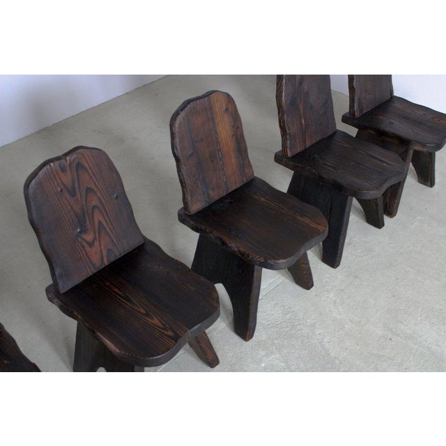 Brutalist Chair, France, 1950s For Sale - Image 6 of 11