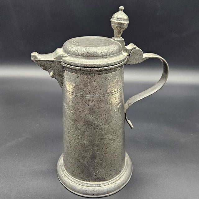 Antique Jug in Pewter For Sale - Image 4 of 8