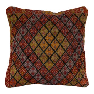 Red Jajim Cushion Cover For Sale