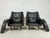Black Leather Lounge Chairs attributed to Ib Kofod-Larsen, Denmark, 1960s, Set of 2 For Sale - Image 14 of 17