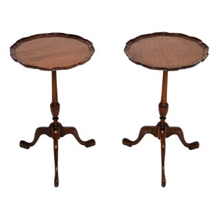 Antique Georgian Wine Tables, 1900s, Set of 2 For Sale