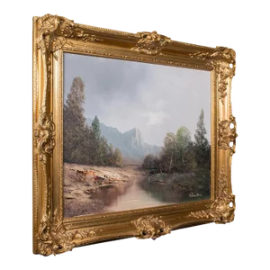 1970's Vintage Landscape Painting
