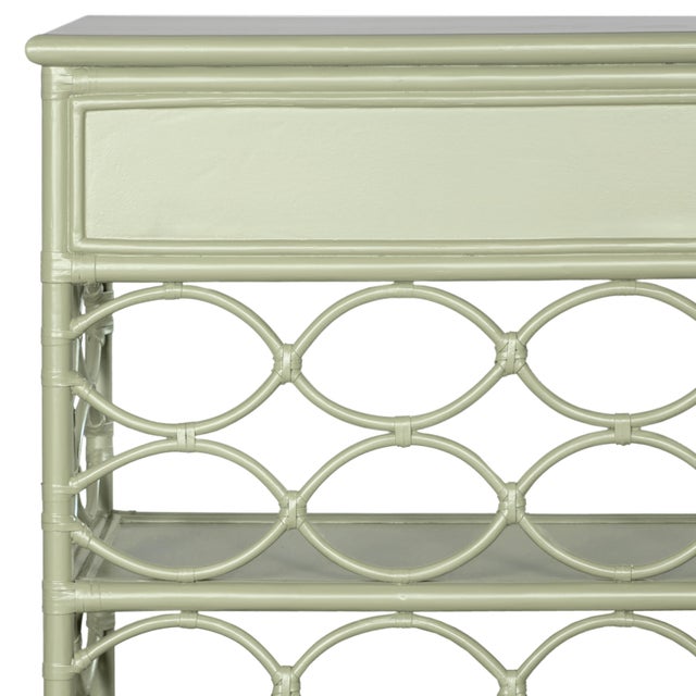 Infinity End Table - Celery Green For Sale - Image 9 of 10