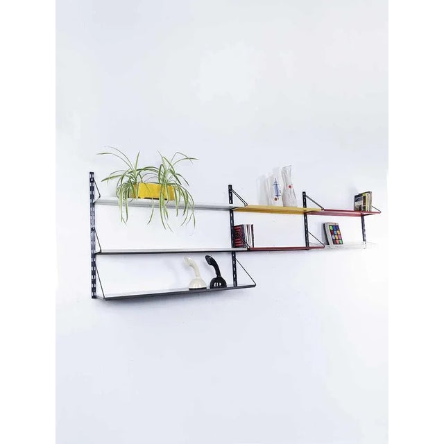 . Dimensions Total: 245 x 27 x 75 cm (lxdxh) 3 shelves: 73 x 20 cm (lxd) 2 shelves: 97 x 20 cm (lxd) 1 shelf: 97 x 27 cm...