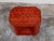 Late 20th Century Attributed Karl Springer 1970s Midcentury Octagonal Bar Cart With Red Snakeskin Finish For Sale - Image 5 of 11