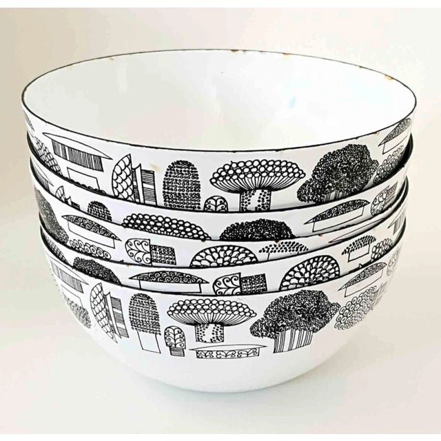 Bowls Set Mid Century Modern L Enameled - Set of 11 For Sale - Image 11 of 13